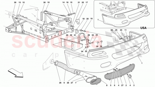 Part Diagram for Ferrari 64634810