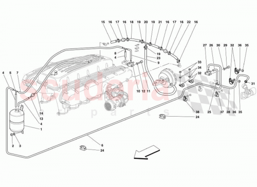 Part Diagram for Ferrari 168432