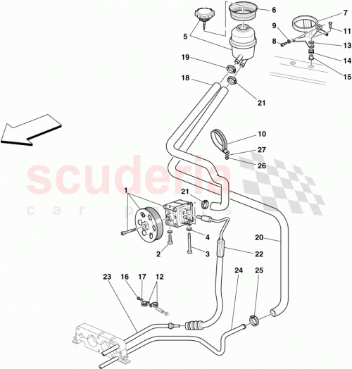Part Diagram for Ferrari 235957