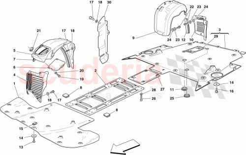 Part Diagram for Ferrari 13141587