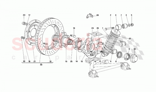 Part Diagram for Ferrari 134101