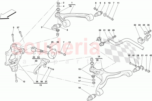 Part Diagram for Ferrari 190750