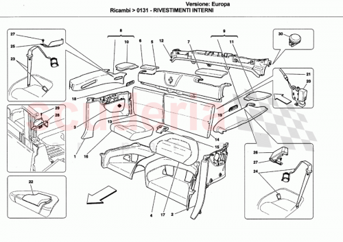 Part Diagram for Ferrari 815624