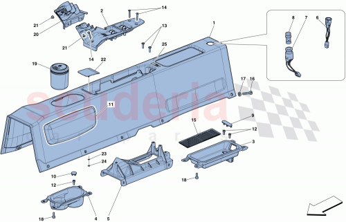 Part Diagram for Ferrari 86615800
