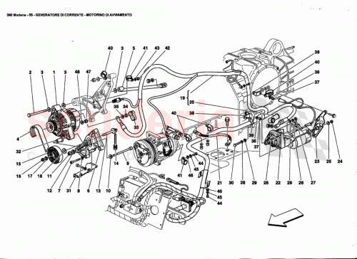 Part Diagram for Ferrari 179719