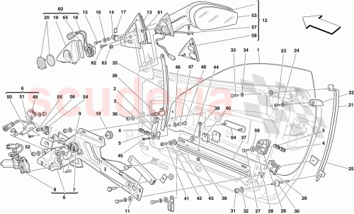 Part Diagram for Ferrari 63767900