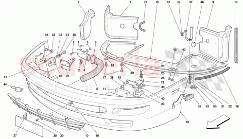 Part Diagram for Ferrari 63879700