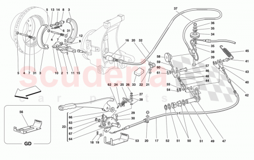 Part Diagram for Ferrari 65562800