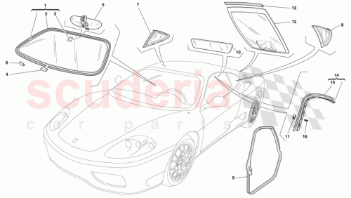 Part Diagram for Ferrari 65250800