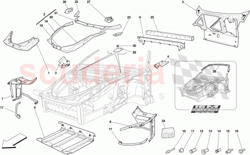Part Diagram for Ferrari 80307211