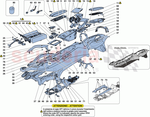 Part Diagram for Ferrari 89352100