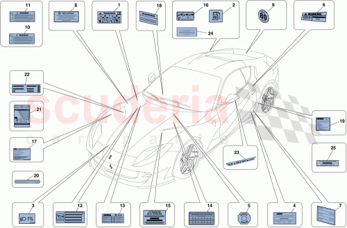 Part Diagram for Ferrari 835620