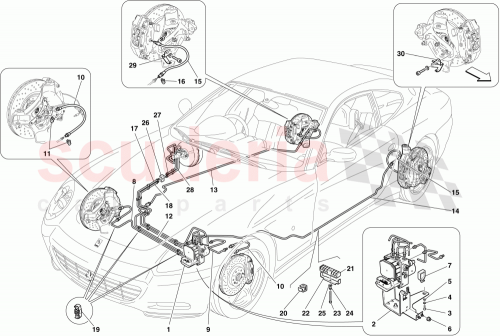 Part Diagram for Ferrari 214690