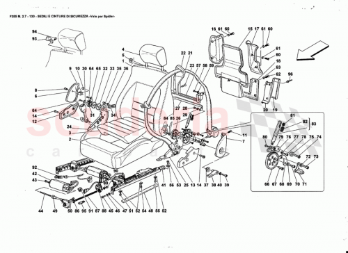 Part Diagram for Ferrari 64601800