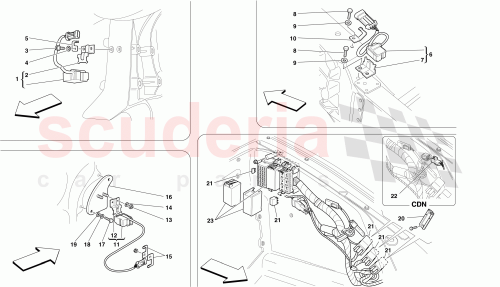 Part Diagram for Ferrari 172880