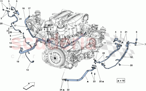 Part Diagram for Ferrari 317597