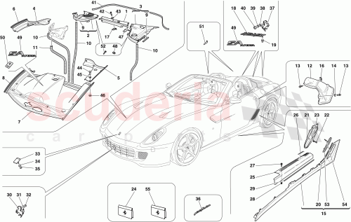 Part Diagram for Ferrari 69357400