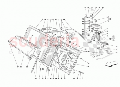 Part Diagram for Ferrari 155441