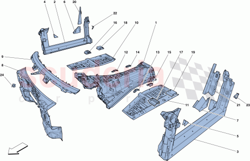 Part Diagram for Ferrari 294722