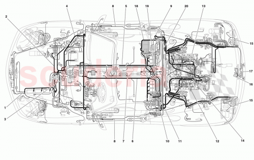 Part Diagram for Ferrari 184954