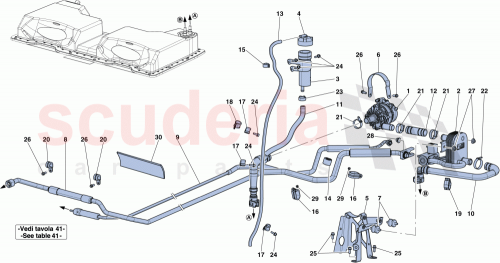 Part Diagram for Ferrari 291749