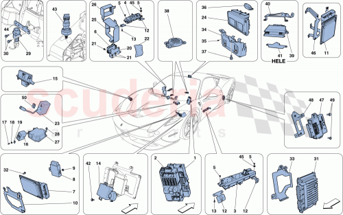 Part Diagram for Ferrari 298125