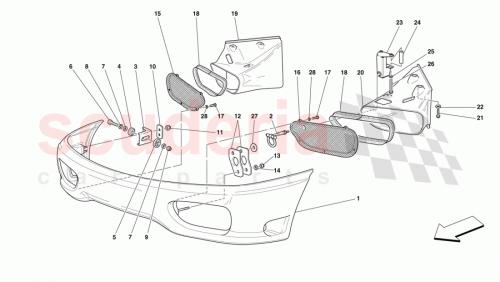 Part Diagram for Ferrari 65251610