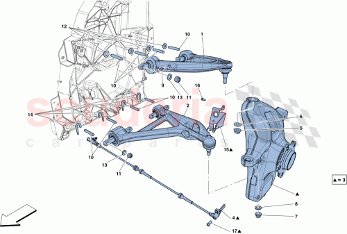 Part Diagram for Ferrari 275965
