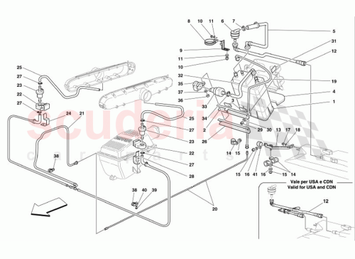 Part Diagram for Ferrari 180573