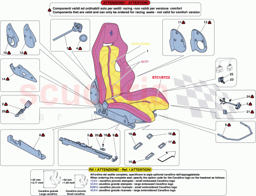 Part Diagram for Ferrari 84523600