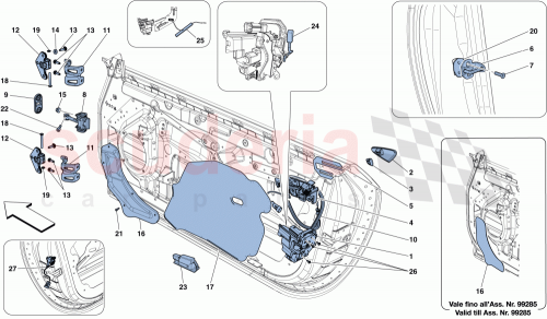 Part Diagram for Ferrari 83208000