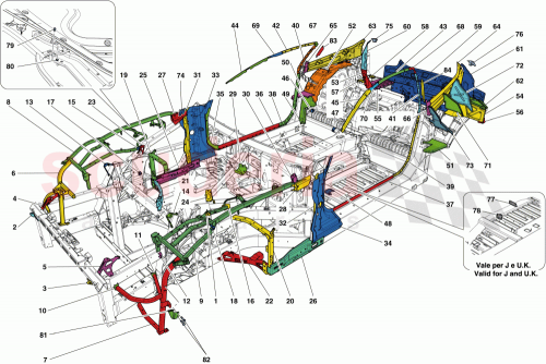 Part Diagram for Ferrari 81656700