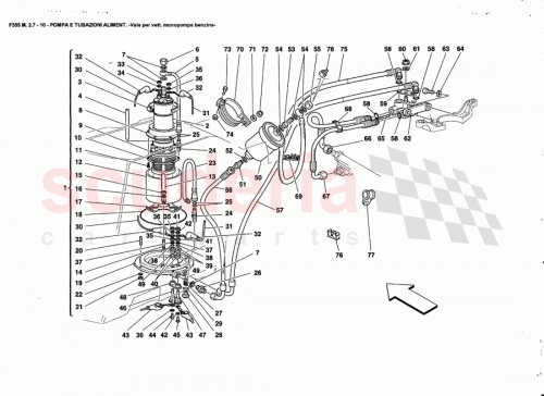 Part Diagram for Ferrari 158225
