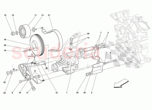 Part Diagram for Ferrari 102695