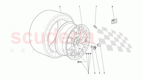 Part Diagram for Ferrari 182058