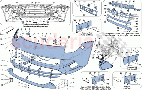 Part Diagram for Ferrari 84363910