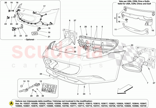 Part Diagram for Ferrari 82955110