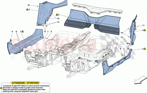 Part Diagram for Ferrari 860290