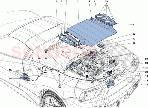 Part Diagram for Ferrari 87780900