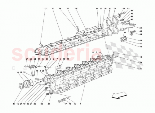 Part Diagram for Ferrari 182931