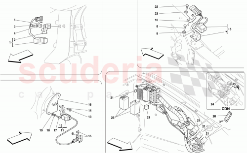 Part Diagram for Ferrari 13577624