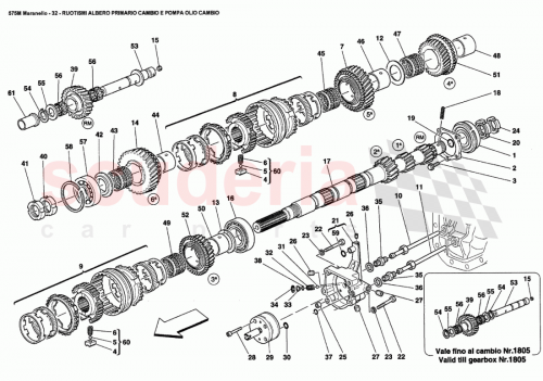 Part Diagram for Ferrari 189117