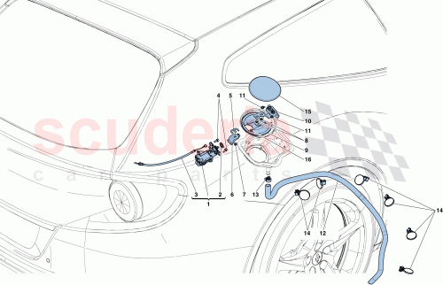 Part Diagram for Ferrari 83993500