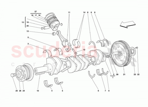 Part Diagram for Ferrari 173485