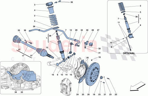 Part Diagram for Ferrari 70006023