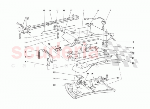 Part Diagram for Ferrari 65166800