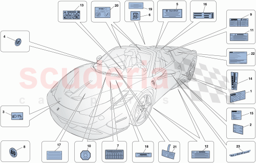 Part Diagram for Ferrari 302684