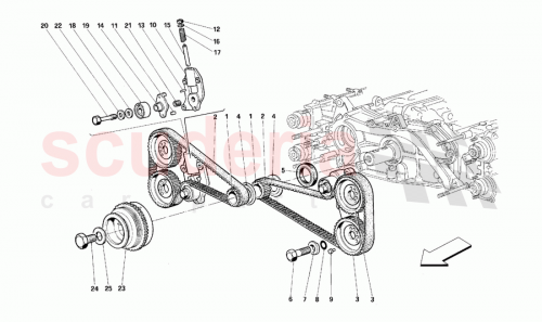 Part Diagram for Ferrari 154401