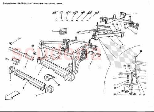 Part Diagram for Ferrari 67607300