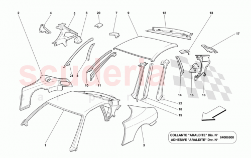Part Diagram for Ferrari 63173711
